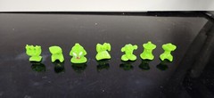 JBF Lot of 7 Light Green Crazy Bones
