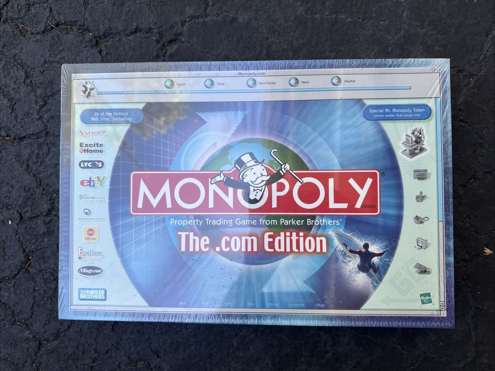 Monopoly The .com Edition Board Game – Fast-Paced Fun & Unique Theme