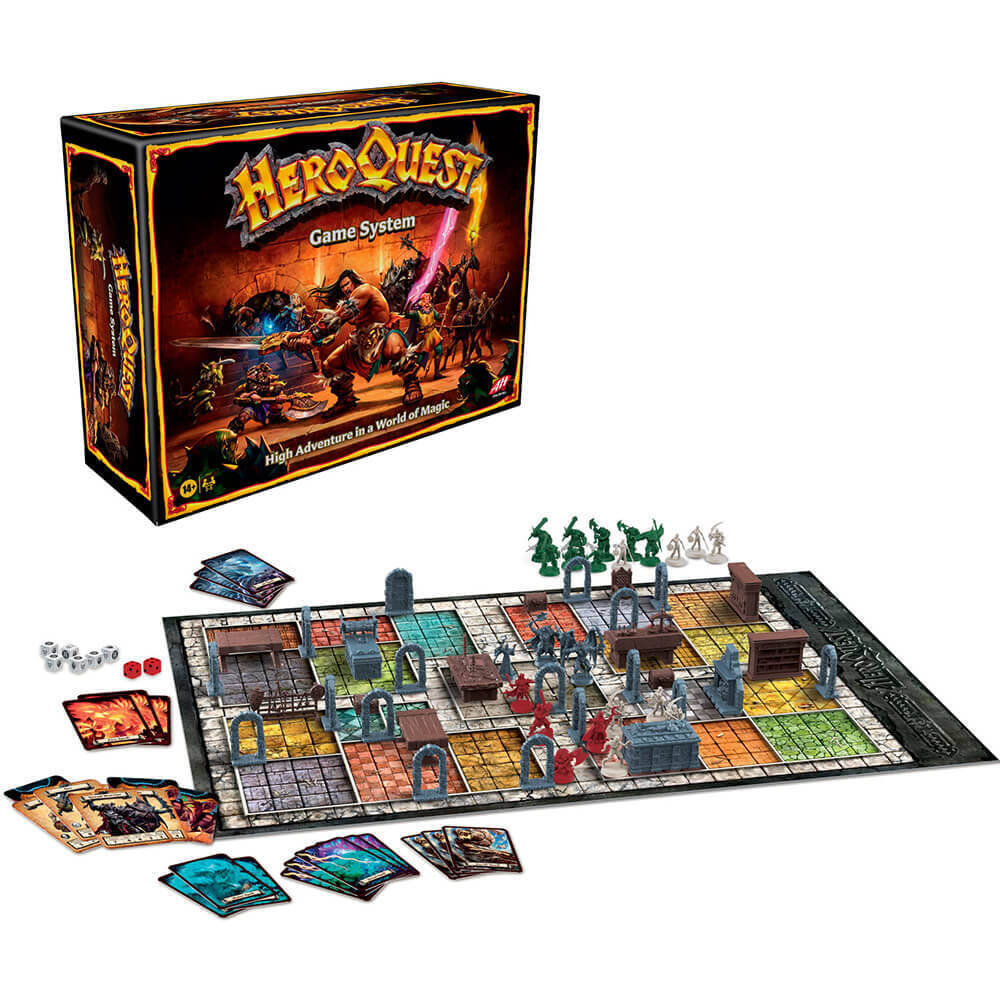 HeroQuest Game System Board Game a Fantasy Dungeon Crawler for Epic Quest