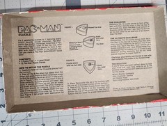 Milton Bradley, Pac-Man Puzzle, Vintage Game