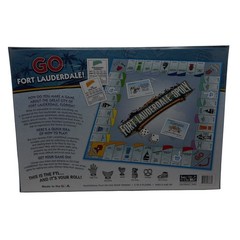Fort Lauderdale-Opoly Board Game Late for the Sky Florida Monopoly Style New