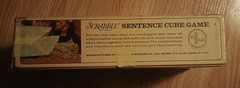 Vintage Scrabble Sentence Cube Game 1971 Selchow Righter Complete Word Dice Vtg