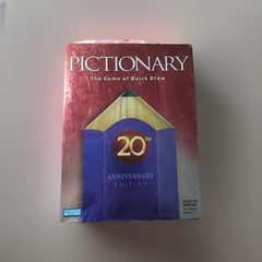 Pictionary 20th Anniversary Edition Board Game Family Hasbro – 100% Complete