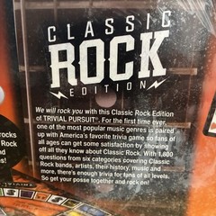 Trivial Pursuit Classic Rock Edition Board Game New Sealed Music Trivia 2011