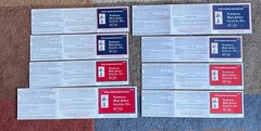 8 National Mah Jongg League Standard Hands And Rules Cards 2019 – 2022 (2 each)