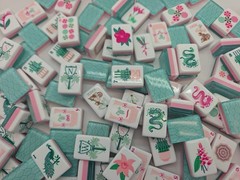 Cabana Lounge Inspired 3-Layer American Mahjong Tiles