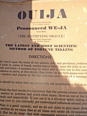 Pre Parker Bros Ouija Board William Fuld Baltimore 1960s w Box/ Planchette RARE