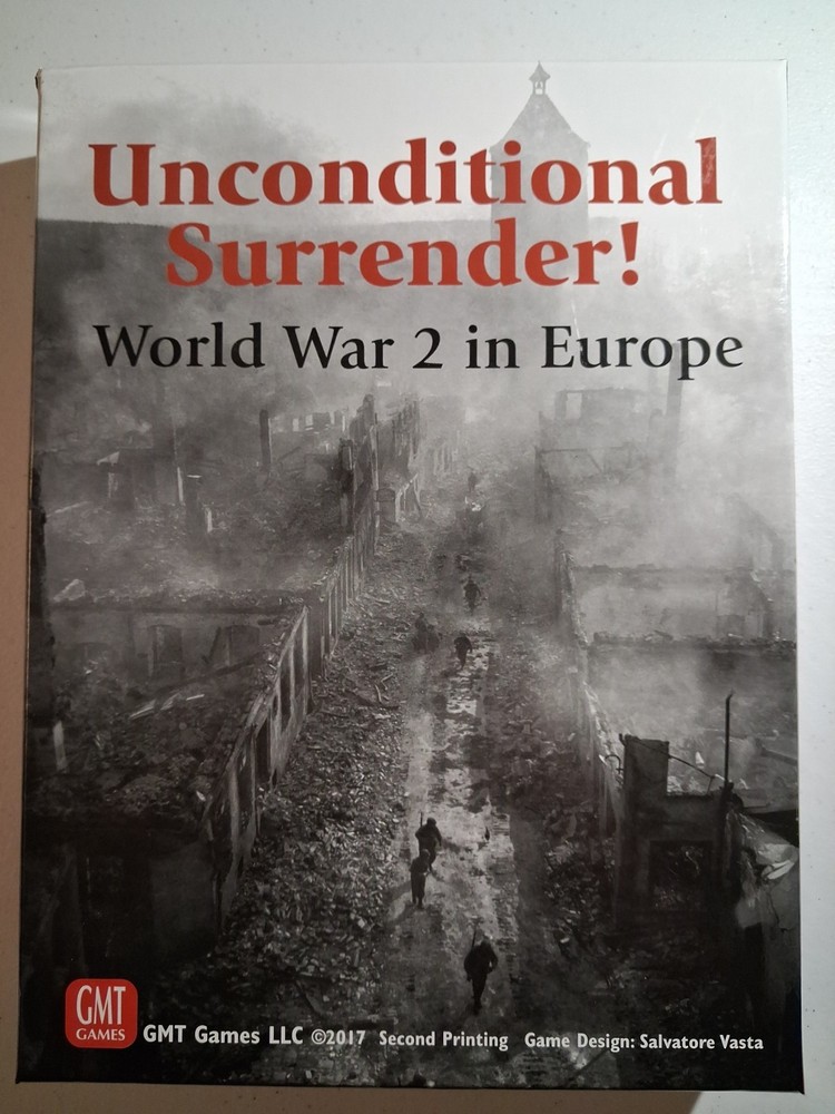 Unconditional Surrender! World War 2 in Europe GMT Games Unpunched (2017 ed.)