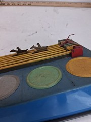 Antique GEE WIZ No. 40 Wolverine Supply Toy Metal Horse Racing Game TD37D
