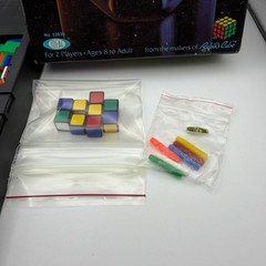 Rubik’s Brain Game Vintage 1983 Ideal Puzzle Incomplete Missing Parts