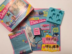 Girl Talk Date Line Board Game Golden Vintage 1989 Complete with Cassette Tape