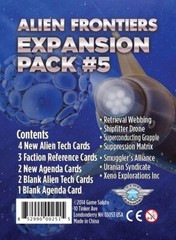 Alien Frontiers: Expansion Pack #5 BRAND NEW SEALED