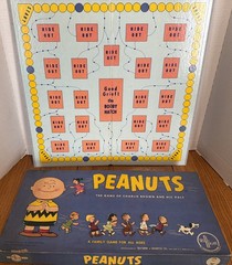 1959 PEANUTS: THE GAME OF CHARLIE BROWN AND HIS PALS GAME BY S & R COMPLETE