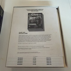 Vintage Clue VCR Mystery Game Parker Brothers 1985 Complete VHS & Cards Sealed