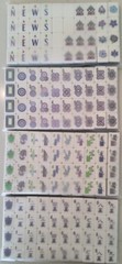 American Mahjong 4 Layer Tiles- Set Of 160 With Mat And Card Readers