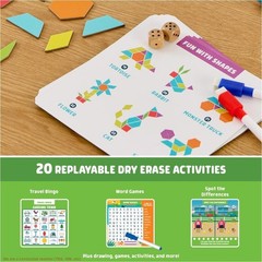 Games On the Go Tin Travel Game Set for Kids Ages 3-6+