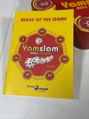 Yamslam Dice Game Roll to Win Blue Orange Games 2008. Complete Ages 8 And Up
