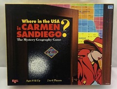 1993 Where in the USA is Carmen Sandiego? Board Game University Games Complete