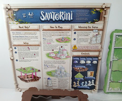 SANTORINI Greek God City-Building Board Game 100% COMPLETE Excellent Condition!