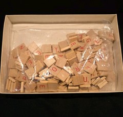 Scrabble Scoring Anagrams Vintage Board Game 1975 Complete
