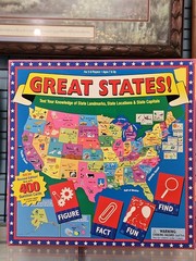 Great States Kids Board Game 400 Questions US Geography 10th Anniversary Edition