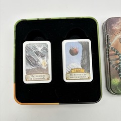 Timeline Science and Discoveries Card Game Asmodee Complete In Tin VG Condition