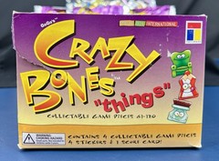 10 Sealed Packs GoGo’s Crazy Bones Things & Empty Display Box