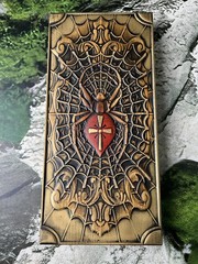 BACKGAMMON – Spider – Luxury Handcraft Wooden Board Game Carved Set New Nardy