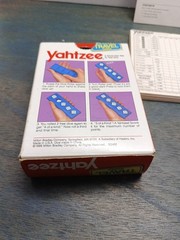 VTG 1989 Yahtzee Travel Game by MB Milton Bradley Age 8 & Up 1 or more players