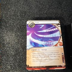 Netrunner Genesis Cycle Trace Amount Cyber Exodus Study Static Humanity Shadow