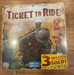 Ticket To Ride by Alan R. Moon Train Adventure Board Game Days of Wonder NEW