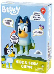 Bluey Hide & Seek Game, Hide Bluey and press her nose to start the timer