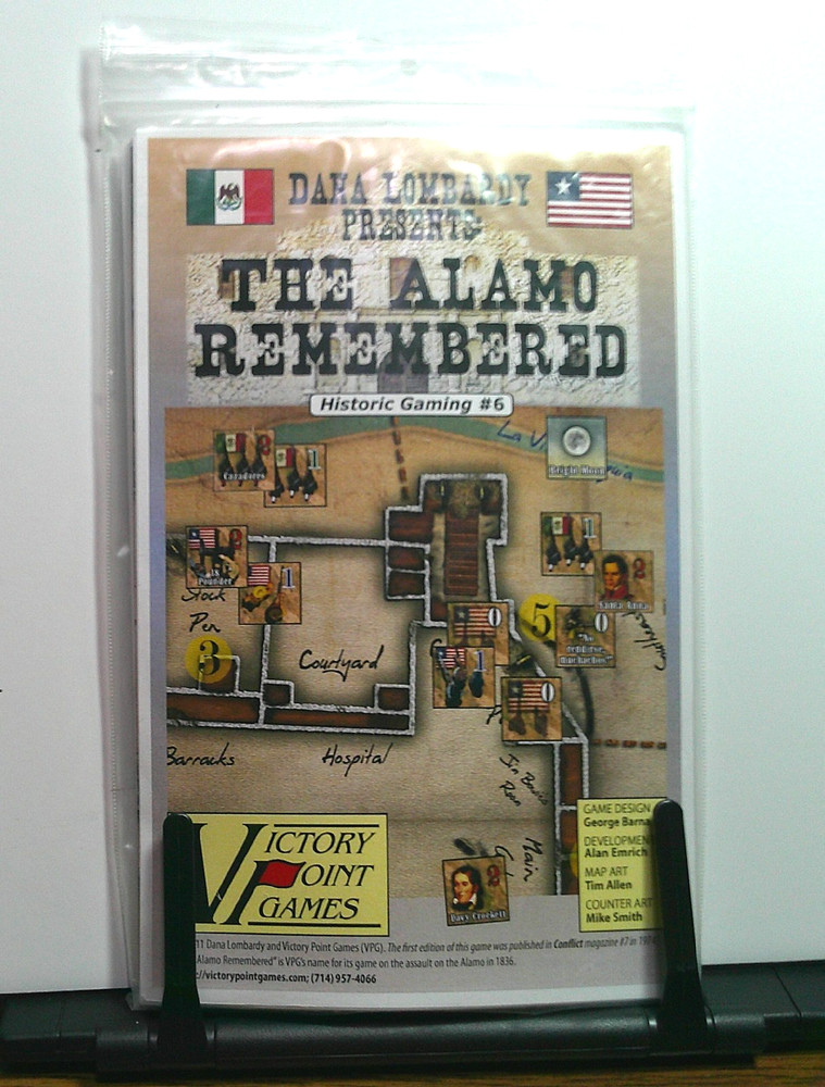 Victory Point Games ‘The Alamo Remembered’ 2011 complete in Original Package.