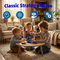 Circular 4 in a Row Game – 3D Strategy Board Game for Kids & Adults | Play the C