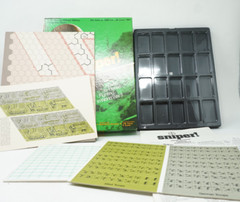 Vintage TSR SPI 1973 Board War Game: Sniper! House-to-House Fighting Unpunched