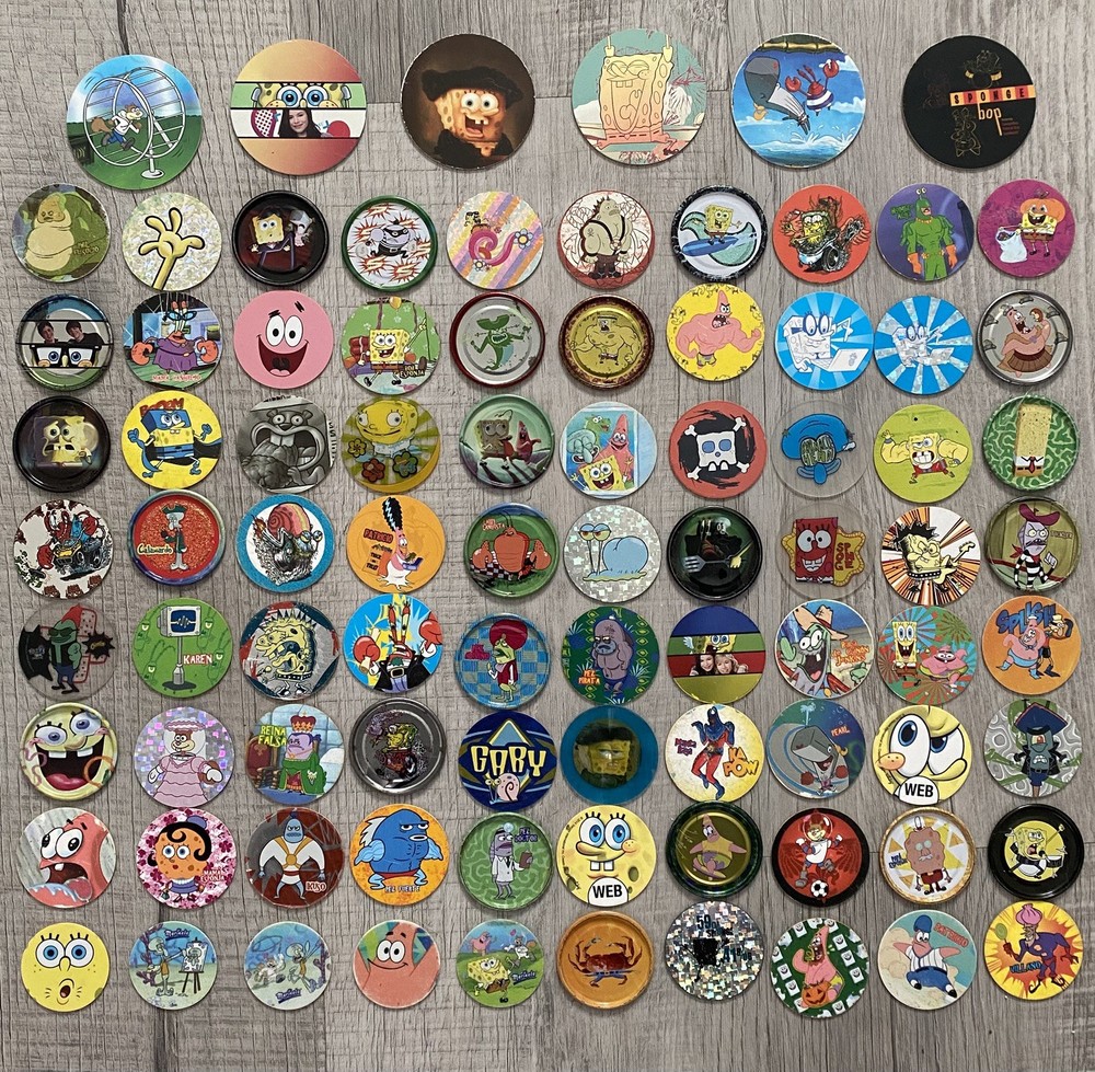 Tazos Bob Esponja Mexico Edition