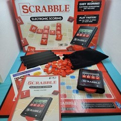 Scrabble Electronic Scoring Word Game – Complete Set w/ Timer