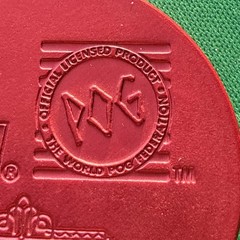 Vtg Red Metal POG Slammer Jaws 1994 McDonalds WPF Universal Studios Hollywood