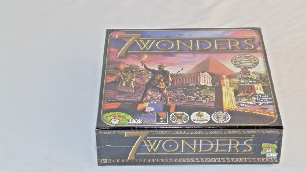 7 Wonders Board Game Antoine Bauza Repos Production Strategy Game Sealed