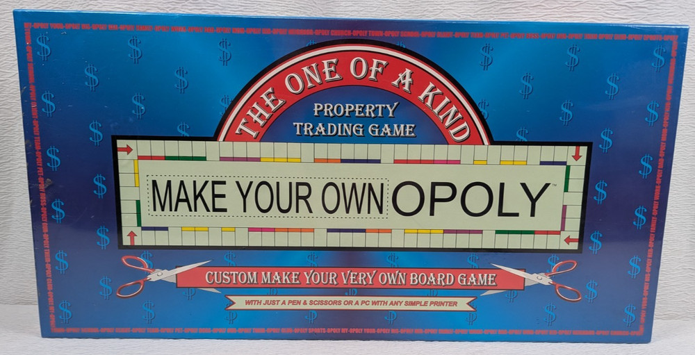Monopoly Make Your Own Opoly The Vintage Board Game TDC Games