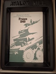 France 1940 Avalon Hill unpunched, unplayed & 100% complete
