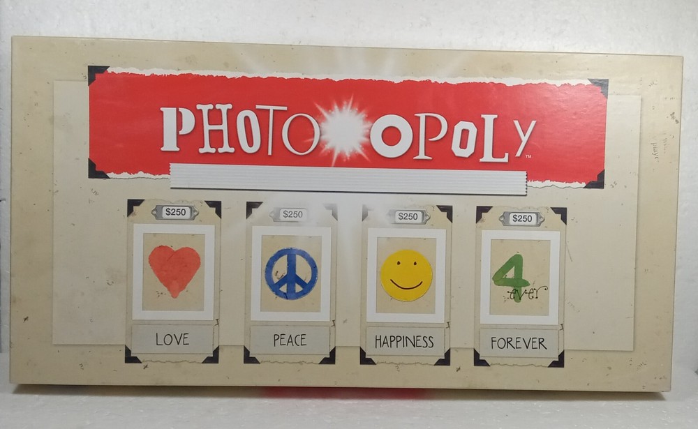 Late for the Sky Photo-opoly Themed Board Game 2006 Unopened Cards tokens money