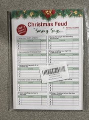 Christmas Friendly Feud Game, Family Game Night, Trivia Quiz, New, #42