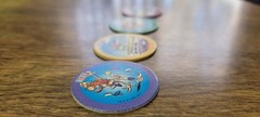 Vintage 1995 WPF ICEE Pogs Full Set Of 4 (Pogs) 1-4 Plus Free Gift!