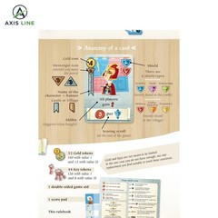 Castle Combo Board Game 2-5 Players English Version Strategy Game for Party/Fami