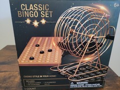 Classic Casino Style Bingo Set Gold Ages 6+ Brand New Free Ship Lower 48 States