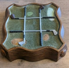 5.5″ DILLARD’S GOLF TIC TAC TOE GAME SET NEW OPEN BOX