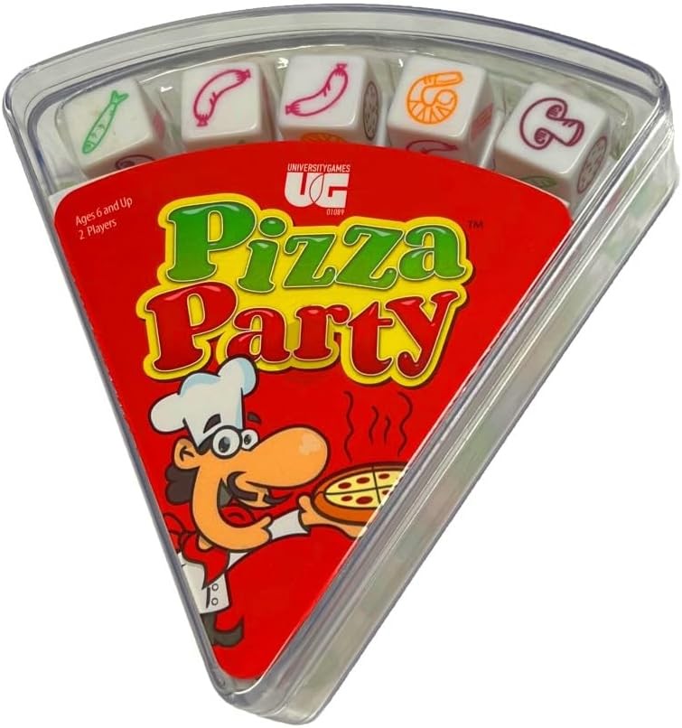 University Games, Pizza Party Dice Game, Game for Kids and Families,…