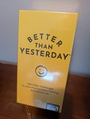NEW Better Than Yesterday 365 Daily Challenges Life Fulfilling Game Sealed