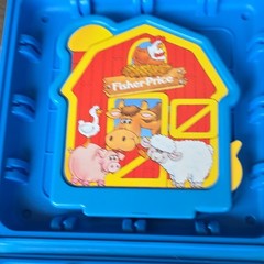 Fisher-Price Barnyard Bingo Travel Bingo Game w/ Carry Case, 2 Players, 3-5